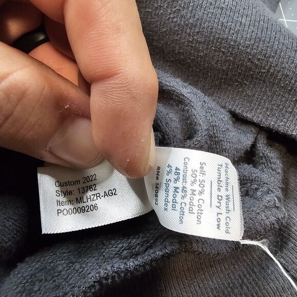 Marine Layer Hoodie Large Gray Full Zip City Camper Streetwear Minimalist Preppy - Picture 11 of 16